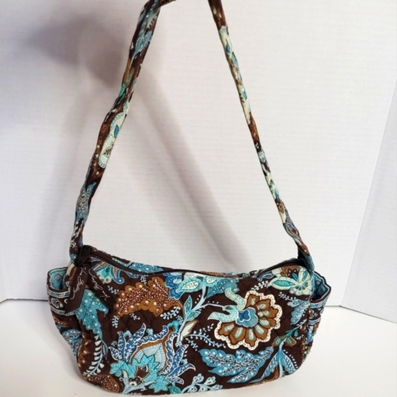 Vera Bradley Handbag Shoulder Bag Java Blue - Picture 7 of 10